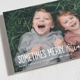 "Always Cute" - Holiday Cards in Snow by Amy Payne - Detail