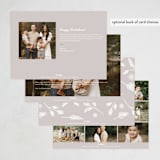 "Wonderful Season" - Holiday Cards in Cloud by Angela Marzuki - Back of Card Options