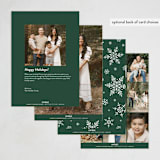 "Snowfall" - Holiday Cards in Winter by Kacey Kendrick Wagner - Back of Card Options