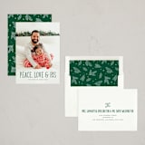 "Peace, Love and PJs" - Holiday Cards in Winter Pine by Erica Krystek - Assembled