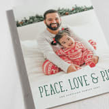 "Peace, Love and PJs" - Holiday Cards in Winter Pine by Erica Krystek - Detail
