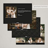 "Elegant Surround" - Holiday Cards in Snow by Melanie Severin - Back of Card Options