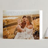 "Elegant Surround" - Holiday Cards in Snow by Melanie Severin - Folded Card