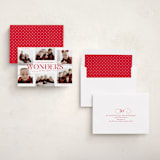 "Glorious Wonders" - Holiday Cards in Ruby by Lauren Chism - Assembled