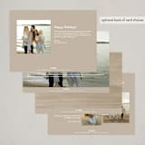 "Postcard Note" - Holiday Cards in Ink by Ekko Studio - Back of Card Options