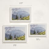 "Postcard Note" - Holiday Cards in Cranberry by Ekko Studio - Formats Available