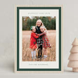 "Modern striped frame" - Holiday Cards in Forest by Jackie Crawford - Front