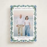 "traditional christmas" - Holiday Cards in Frosty Blue by Angel Walker - Front