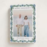 "traditional christmas" - Holiday Cards in Frosty Blue by Angel Walker - Folded Card