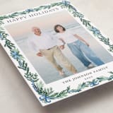 "traditional christmas" - Holiday Cards in Frosty Blue by Angel Walker - Detail