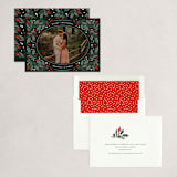 "Wrapped in Holly" - Holiday Cards in Forest by Kristen Smith - Assembled