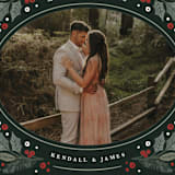 "Wrapped in Holly" - Holiday Cards in Forest by Kristen Smith - Detail