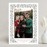 "Winter Greenery" - Holiday Cards in Winterberry by Jennifer Postorino - Front