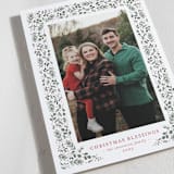 "Winter Greenery" - Holiday Cards in Winterberry by Jennifer Postorino - Detail