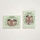 "Whimsical Bow" - Holiday Cards in Winter Moss by Susan Zinader - Photo Orientation Options