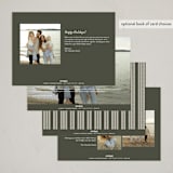 "In the Highest" - Holiday Cards in Olive by Heather Cairl - Back of Card Options
