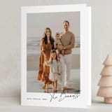 "Moment in Time" - Holiday Cards in Coal by That Girl Press - Folded Card