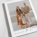 "Moment in Time" - Holiday Cards in Coal by That Girl Press - Detail