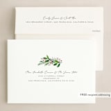 "Merry Boughs" - Holiday Cards in Emerald by Nam Bourassa - FREE Recipient Addressing