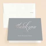 "Baptism Shimmer" - Baptism and Christening Thank You Cards in Dove by Jill Means - Front