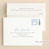 "Woodland Meadow" - Baptism and Christening Thank You Cards in Periwinkle by Angela Thompson - FREE Recipient Addressing