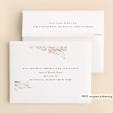 "Floral Showers" - Baptism and Christening Thank You Cards in Nectar by Nicoletta Savod - FREE Recipient Addressing