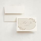 "dashing baptism" - Baptism and Christening Thank You Cards in Buttercup by Benita Crandall - Card with Envelope