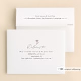 "elegant minimalism" - Baptism and Christening Thank You Cards in Ink by Morgan Kendall - FREE Recipient Addressing