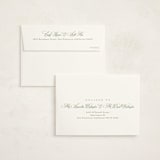 "Chic Script" - Baptism and Christening Thank You Cards in Garden by Kelly Schmidt - FREE Recipient Addressing