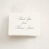 "Walden" - Baptism and Christening Thank You Cards in Fern by Megan Davis - Front