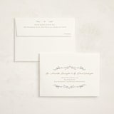 "Vintage Whimsy" - Baptism and Christening Thank You Cards in Peony by Corinne Malesic - FREE Recipient Addressing