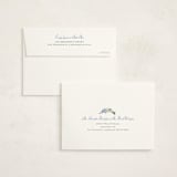 "Sweethearts" - Baptism and Christening Thank You Cards in Periwinkle by Design Lotus - FREE Recipient Addressing