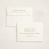 "Scalloped Gingham" - Baptism and Christening Thank You Cards in Lemonade by Brianne Larsen - FREE Recipient Addressing