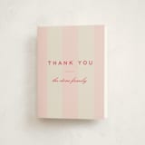 "Campania" - Baptism and Christening Thank You Cards in Fragola by Megan Davis - Front