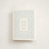 "Adorned Cross" - Baptism and Christening Thank You Cards in Celestial by Olivia Raufman - Front