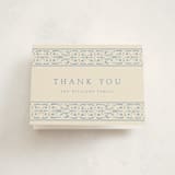 "Baptism Bookplate" - Baptism and Christening Thank You Cards in Cream by Robert and Stella - Front