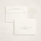 "Mini Gingham" - Baptism and Christening Thank You Cards in Pond by Kelly Watkins - FREE Recipient Addressing