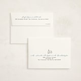 "Modern Chapel" - Baptism and Christening Thank You Cards in Sky by Jennifer Lew - FREE Recipient Addressing