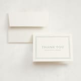 "Cross Stitch" - Baptism and Christening Thank You Cards in Jade by Becky Nimoy - Card with Envelope
