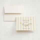 "teacup" - Baptism and Christening Thank You Cards in Sky by Grae - Card with Envelope