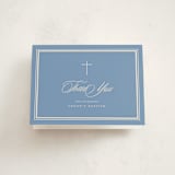 "Classic blessings" - Baptism and Christening Thank You Cards in Province by Stacey Meacham - Front