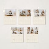 "Grid" - Calendars in Ecru by Morgan Kendall - Photo Options