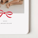"Bow" - Calendars in Crimson by Olivia Kanaley Inman - Detail