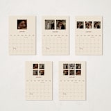 "Center Cut" - Calendars in Burgundy by Ani Somi - Photo Options