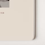 "Center Cut" - Calendars in Burgundy by Ani Somi - Detail
