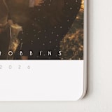 "Monthly Focus" - Calendars in Slate by Kaydi Bishop - Detail