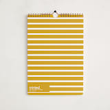 "So Simple" - Calendars in Mustard by Amy Payne - Backer