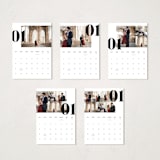 "Bold Number" - Calendars in Classic by Pixel and Hank - Photo Options