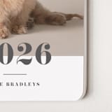 "Bold Classic" - Calendars in Slate by Shirley Lin Schneider - Detail