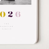 "Vogue" - Calendars in Mixed Berries by Up Up Creative - Detail